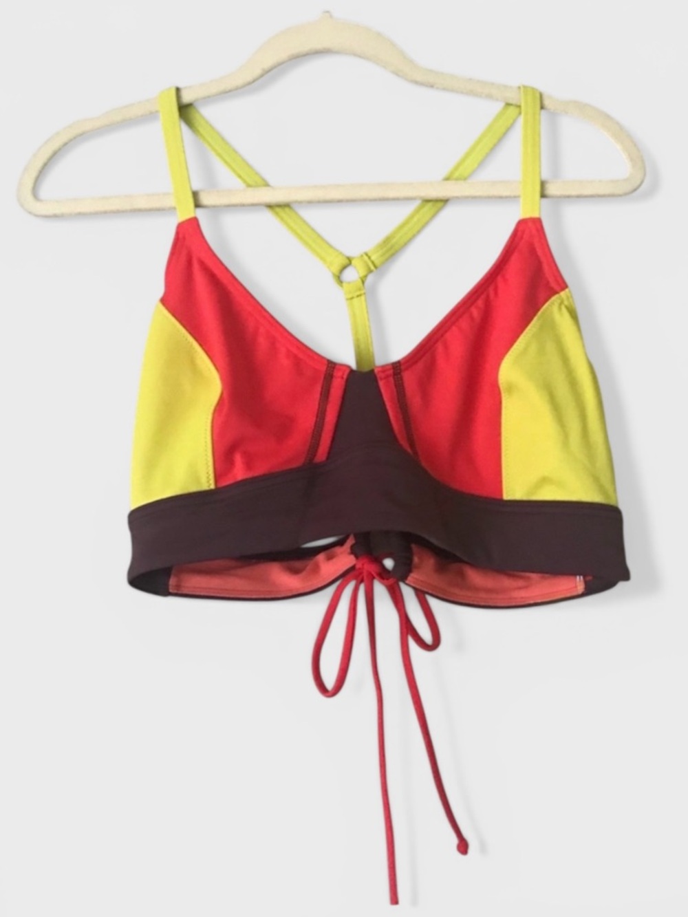 401 10/$50🏄🏻‍♀️ Prana Ollvine Racerback Swim Bikini Top